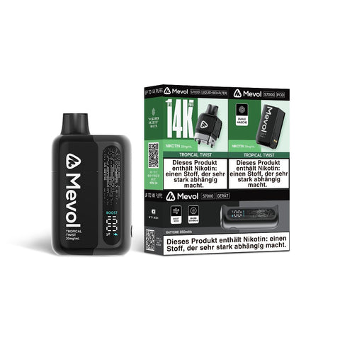 Mevol S7000 Prefilled Pod Kit - 14k Puffs Box of 5 - Vaperdeals