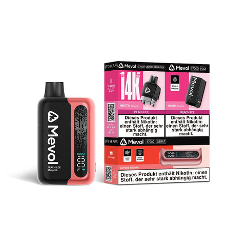Mevol S7000 Prefilled Pod Kit - 14k Puffs Box of 5 - Vaperdeals