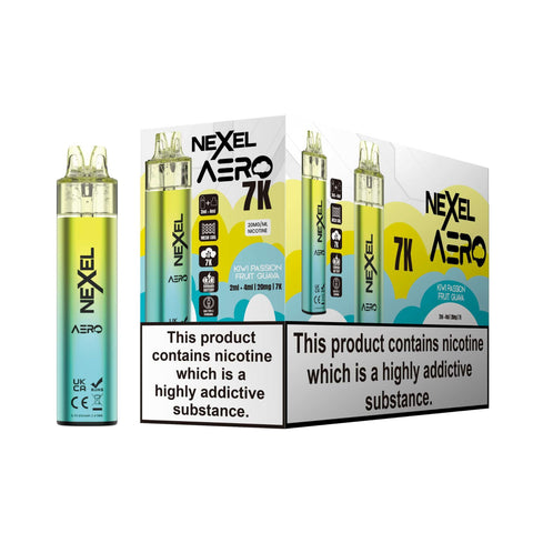 Nexel Aero 7k Prefilled Pod Vape Kit Pack of 5 - Vaperdeals