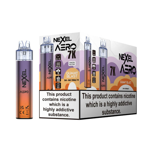 Nexel Aero 7k Prefilled Pod Vape Kit Pack of 5 - Vaperdeals