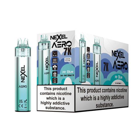 Nexel Aero 7k Prefilled Pod Vape Kit Pack of 5 - Vaperdeals