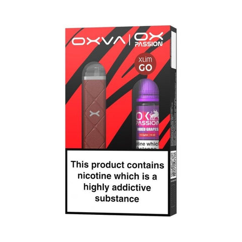 Oxva Xlim Go / Free Ox Passion Salt Pod Kit - Vaperdeals
