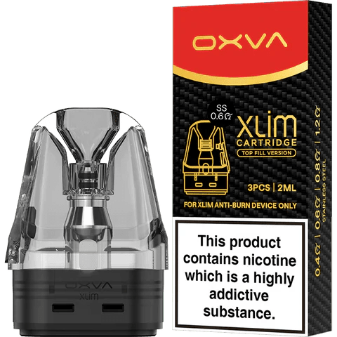 OXVA Xlim SS DNA Replacement Pods (Pack of 3) - Vaperdeals
