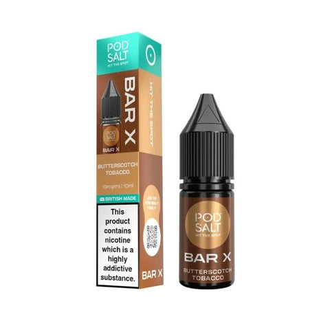 Pod Salt Bar X 10ml E-liquid Box of 10 - Vaperdeals