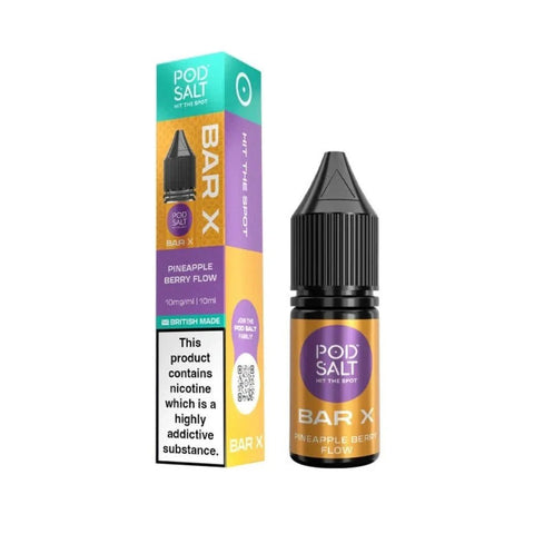 Pod Salt Bar X 10ml E-liquid Box of 10 - Vaperdeals
