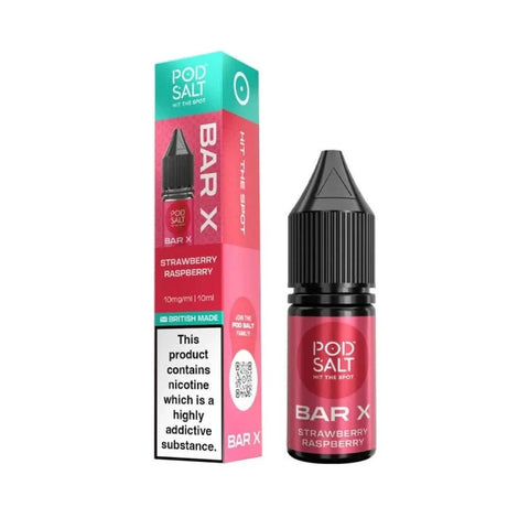 Pod Salt Bar X 10ml E-liquid Box of 10 - Vaperdeals