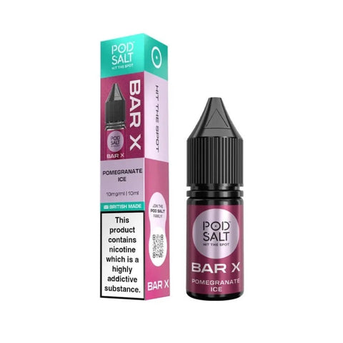Pod Salt Bar X 10ml E-liquid Box of 10 - Vaperdeals