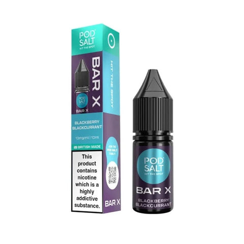 Pod Salt Bar X 10ml E-liquid Box of 10 - Vaperdeals
