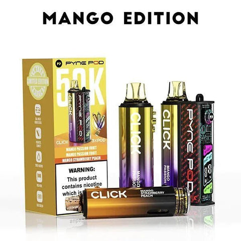 Pyne Pod Click 50k Prefilled Pod Vape Kit - Vaperdeals