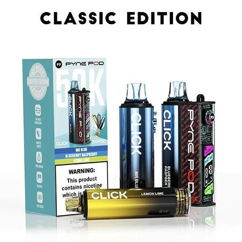 Pyne Pod Click 50k Prefilled Pod Vape Kit - Vaperdeals