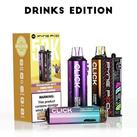 Pyne Pod Click 50k Prefilled Pod Vape Kit - Vaperdeals