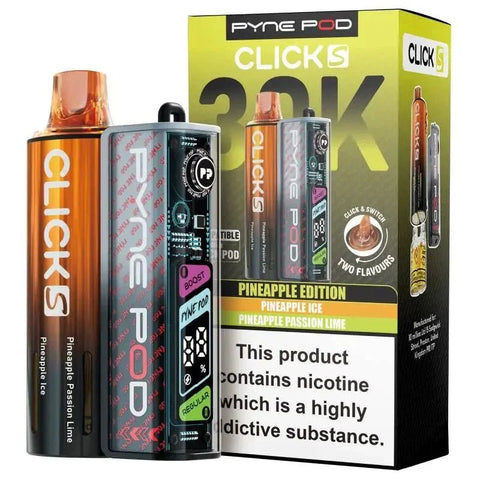 Pyne Pod Click S 30K Pod Vape Kit Pack of 5 - Vaperdeals