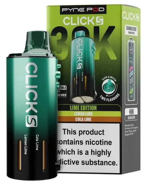 Pyne Pod Click S 30K Replacement Pods Pack of 5 - Vaperdeals