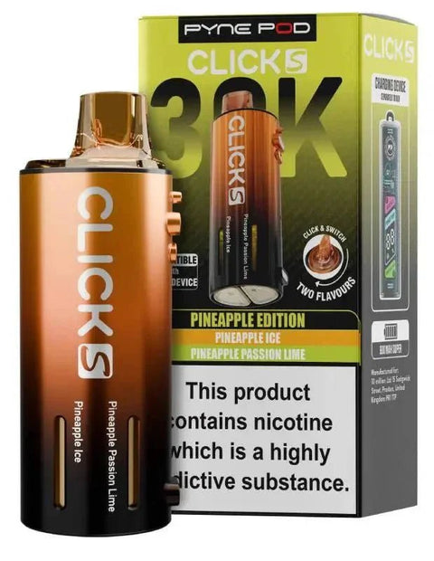 Pyne Pod Click S 30K Replacement Pods Pack of 5 - Vaperdeals
