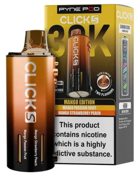 Pyne Pod Click S 30K Replacement Pods Pack of 5 - Vaperdeals