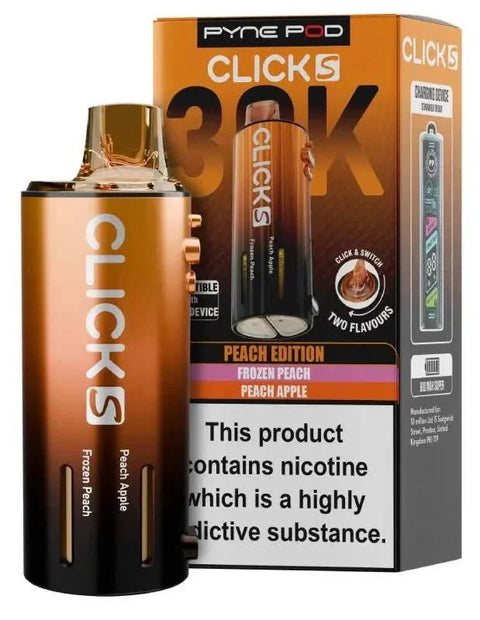 Pyne Pod Click S 30K Replacement Pods Pack of 5 - Vaperdeals