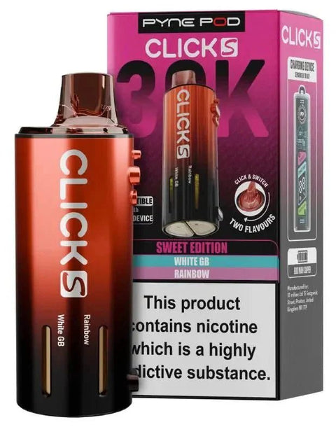 Pyne Pod Click S 30K Replacement Pods Pack of 5 - Vaperdeals