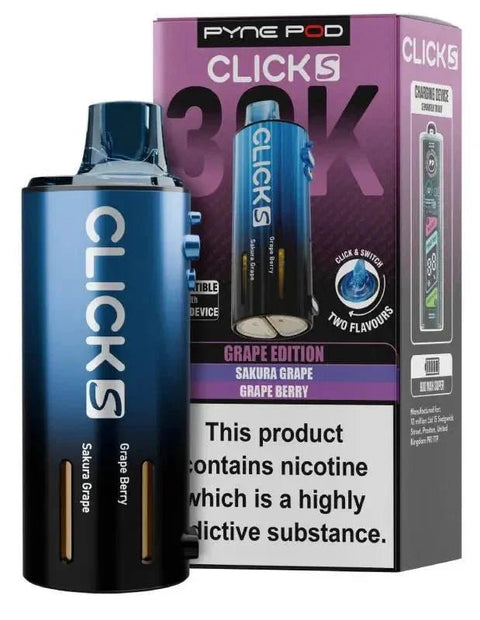 Pyne Pod Click S 30K Replacement Pods Pack of 5 - Vaperdeals