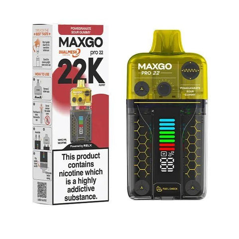 RELX Maxgo 22k Prefilled Pod Vape - Box of 5 - Vaperdeals