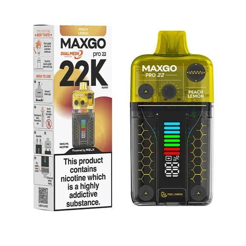 RELX Maxgo 22k Prefilled Pod Vape - Box of 5 - Vaperdeals