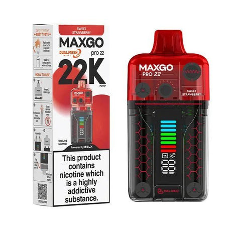 RELX Maxgo 22k Prefilled Pod Vape - Box of 5 - Vaperdeals