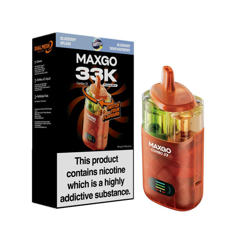 Relx Maxgo 33k Prefilled Pod Vape Kit Pack of 5 - Vaperdeals
