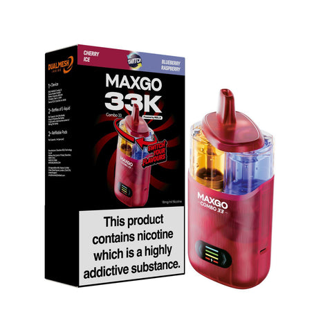 Relx Maxgo 33k Prefilled Pod Vape Kit Pack of 5 - Vaperdeals