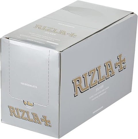 Rizla Super Thin Silver Papers 100 Booklets - Vaperdeals