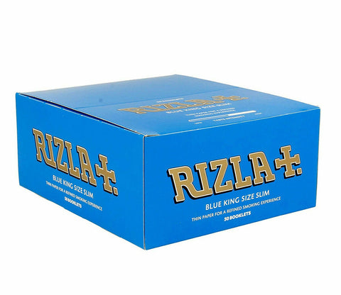 Rizla Thin Blue King Size Slim Papers Pack of 50 - Vaperdeals