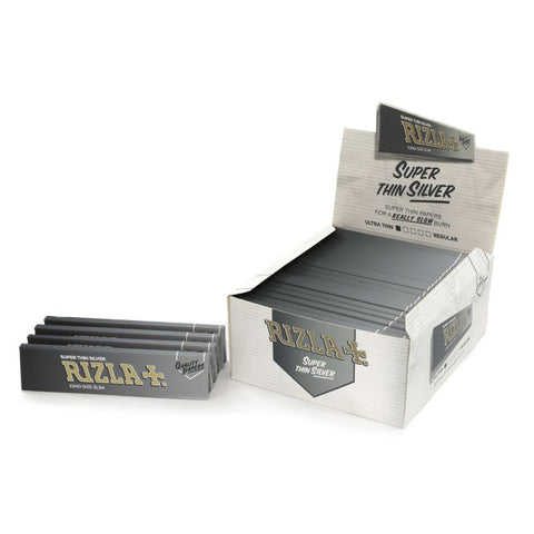 Rizla Ultra Thin Silver King Size Papers 50 Booklets - Vaperdeals