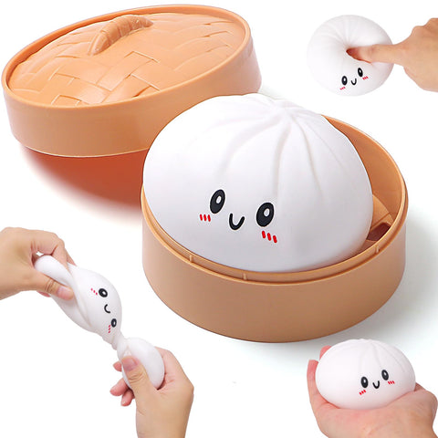Squeezy Dumplings Toys | 6 Packs | Squishy Stress Balls - Vaperdeals