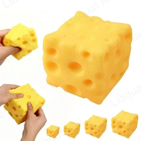 Squishy Cheese Fidget Toy | Single - Vaperdeals