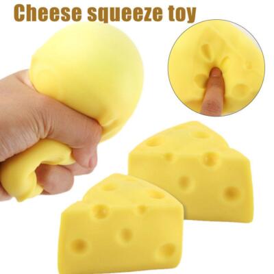 Squishy Cheese Vent Fidget Toy | Single - Vaperdeals