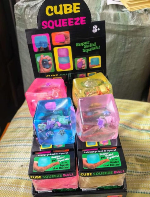 Squishy Cube Colorfull Fidget Toy | Single - Vaperdeals