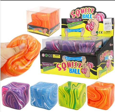 Squishy Cube Zigzag Fidget Toy | Single - Vaperdeals
