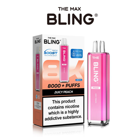 The Crystal Bling Max 8000 Preffilled Pod Kit - Vaperdeals