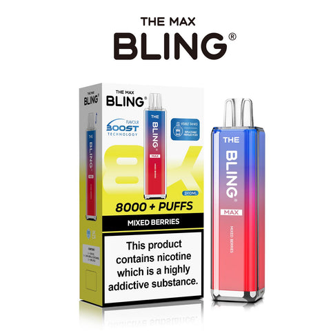The Crystal Bling Max 8000 Preffilled Pod Kit - Vaperdeals