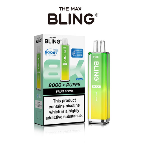 The Crystal Bling Max 8000 Preffilled Pod Kit - Vaperdeals