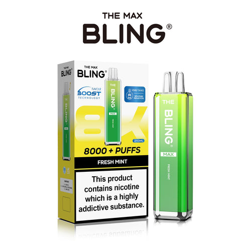 The Crystal Bling Max 8000 Preffilled Pod Kit - Vaperdeals