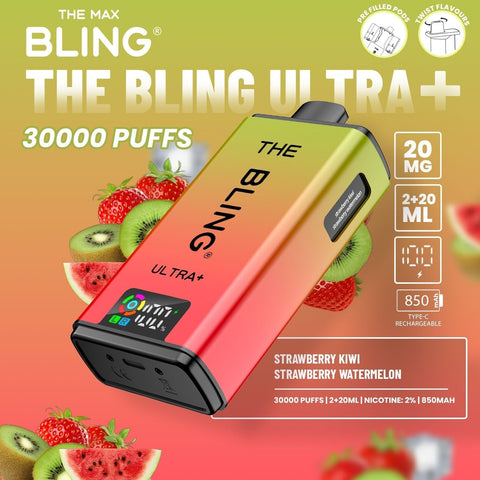 The Crystal Bling Ultra Plus 30k Prefilled Vape Kit Box of 5 - Vaperdeals
