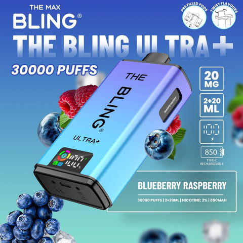 The Crystal Bling Ultra Plus 30k Prefilled Vape Kit Box of 5 - Vaperdeals