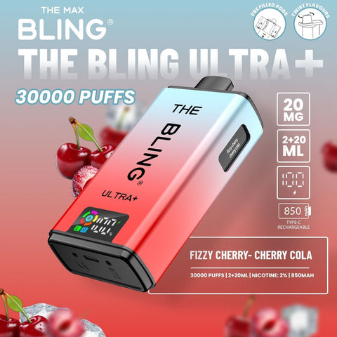 The Crystal Bling Ultra Plus 30k Prefilled Vape Kit Box of 5 - Vaperdeals