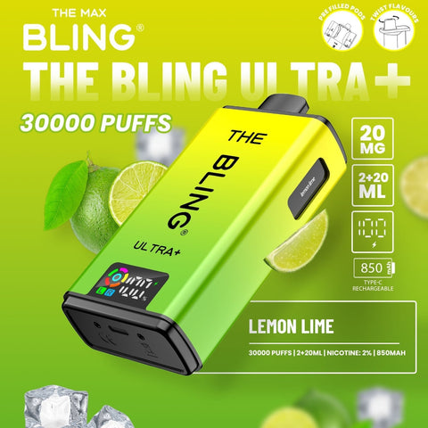 The Crystal Bling Ultra Plus 30k Prefilled Vape Kit Box of 5 - Vaperdeals