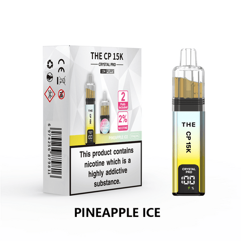 The Crystal Pro CP 15k Prefilled Pod Vape Box of 5 - Vaperdeals