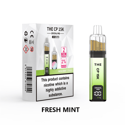 The Crystal Pro CP 15k Prefilled Pod Vape Box of 5 - Vaperdeals