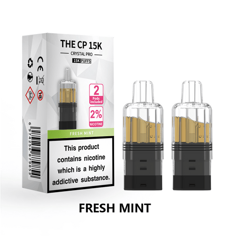 The Crystal Pro CP 15k Replacement Pods Box of 5 - Vaperdeals