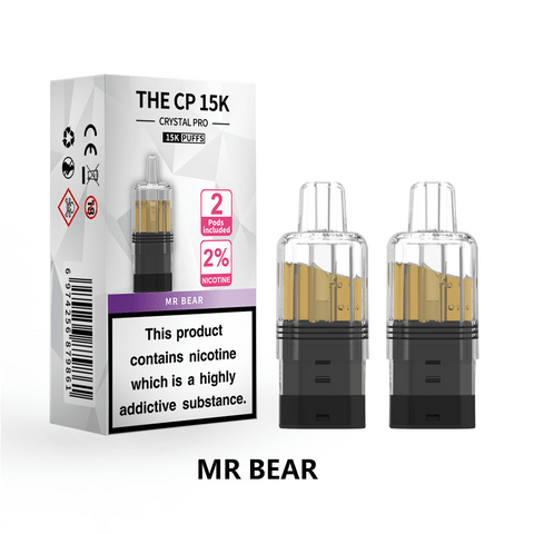 The Crystal Pro CP 15k Replacement Pods Box of 5 - Vaperdeals