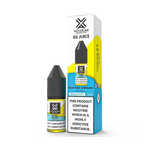 Vaporlax Nic Salt 10ml E Liquids Box of 10 - Vaperdeals