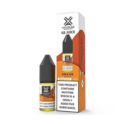 Vaporlax Nic Salt 10ml E Liquids Box of 10 - Vaperdeals