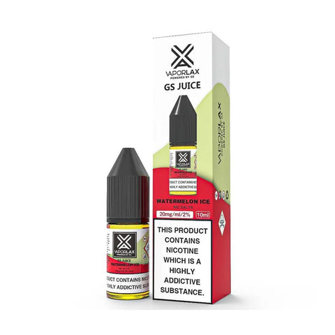 Vaporlax Nic Salt 10ml E Liquids Box of 10 - Vaperdeals